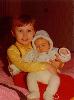 Claus mit kleiner Claudia 4J